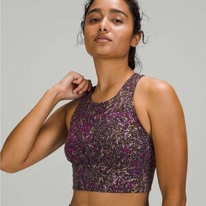 Lululemon wunder train long line sports bra